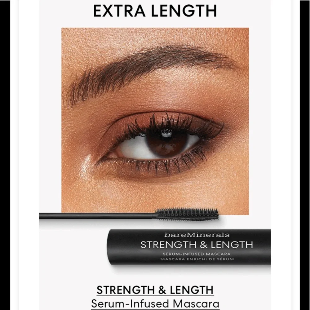 2 Bareminerals Strength & Length Serum-Infused Mascaras